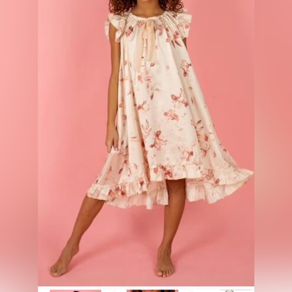 Joyfolie Mia Joy Girl’s Blossom Nightgown in Blush Floral - Size 14 - Picture 1 of 3